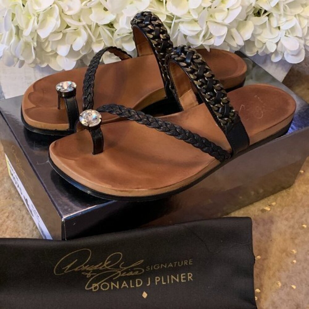 Donald Pliner Garey Sandal - Braided Leather Strap